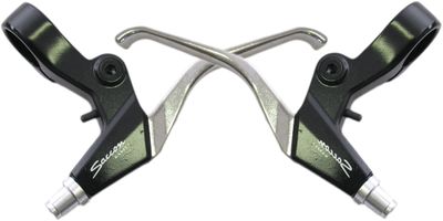 Saccon Stel remgrepen zwart/alu v-brake l321a5l3poc