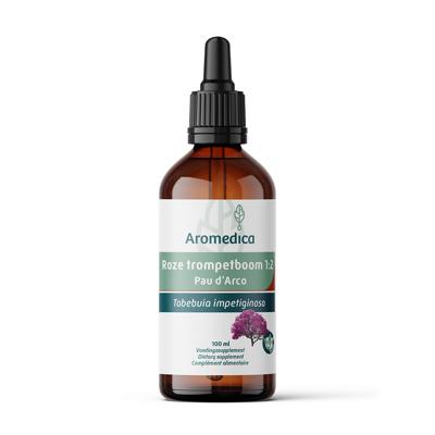 Aromedica Roze trompetboom - Pau 'd arco 1:2 100 Milliliter Aromedica Roze trompetboom - Pau 'd arco 1:2 100 Milliliter