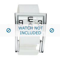 Horlogeband Dolce & Gabbana 3719251192 Leder Wit 18mm