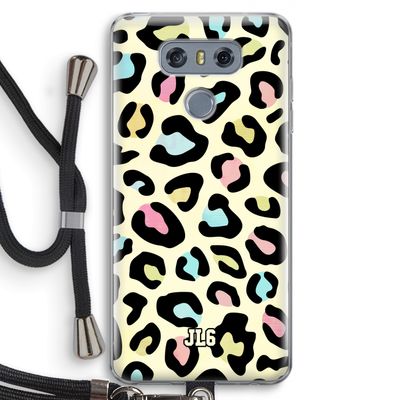 Leopard pattern: LG G6 Transparant Hoesje met koord