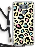Leopard pattern: LG G6 Transparant Hoesje met koord