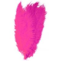 Grote veer/struisvogelveren - roze - 50 cm - Carnaval - Sierveren/decoratie veren