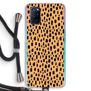 Panter: Oppo A52 Transparant Hoesje met koord