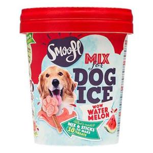 Smoofl ijsmix voor honden watermeloen (160 GR)