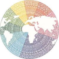 Ravensburger Puzzel 500 stukjes Round puzzle - Circle of colors - Mandala - thumbnail