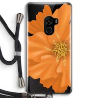Orange Ellila flower: Xiaomi Mi Mix 2 Transparant Hoesje met koord