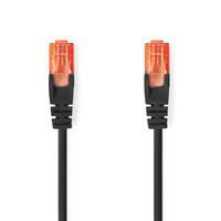 CAT6-kabel | RJ45 Male | RJ45 Male | U/UTP | 2.00 m | Rond | PVC | Zwart - thumbnail