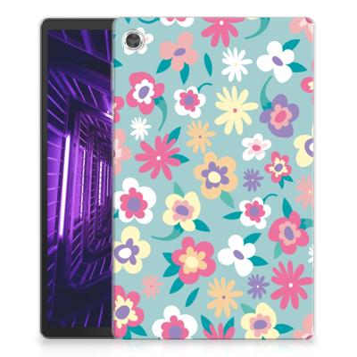 Lenovo Tab M10 Plus | Siliconen hoesje | Flower Power Lenovo Tab M10 Plus | Siliconen hoesje | Flower Power