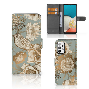 Hoesje voor Samsung Galaxy A73 5G Vintage Bird Flowers