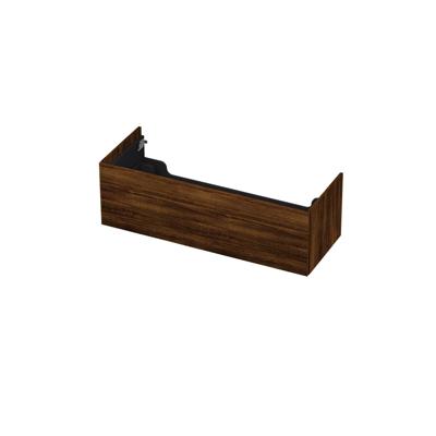 INK - Onderkast 1 Lade Push 2 Open Bestaande Uit - 1200x450x376 Mm - Koper Eiken