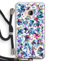 Hibiscus Flowers: HTC U Play Transparant Hoesje met koord
