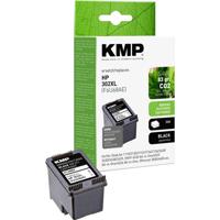 KMP Inktcartridge H168BX Compatibel vervangt HP 302XL, F6U68AE Zwart 1745,4001