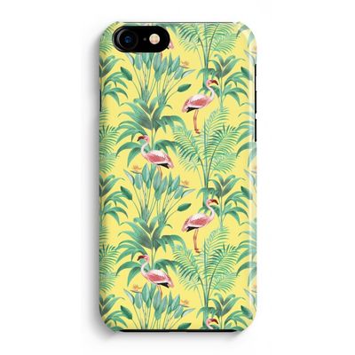 Flamingo party: iPhone 8 Volledig Geprint Hoesje