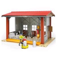 Bruder Koestal met melkmachine