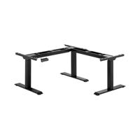 Bureauframe - in hoogte verstelbaar - Hoogte: 58-123 cm - Breedte: 90-150 cm (links) / 110-190 cm (rechts)