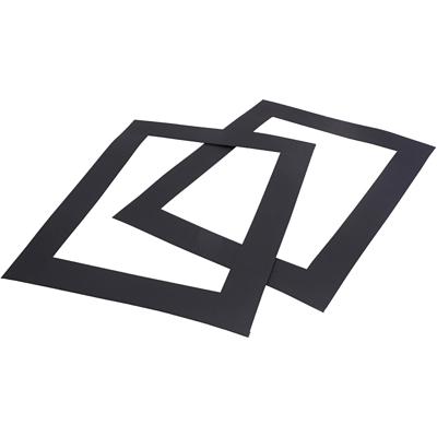 Creativ Company Passepartouts, a4, afm 28,5x37 cm, 500 gr, zwart, 100 stuk/ 1 doos