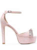 Stuart Weitzman sandales à détail de nœud - Rose - thumbnail