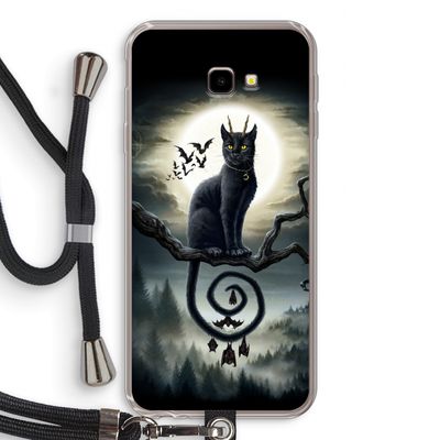 Moonlight Companions: Samsung Galaxy J4 Plus Transparant Hoesje met koord