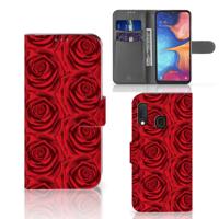 Samsung Galaxy A20e Hoesje Red Roses