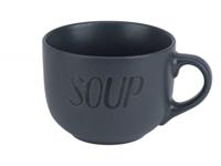 Cosy & Trendy Soepkom soup met oor donker grijs