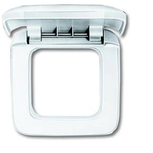 Busch-Jaeger 2CKA001719A0061 Frame Frame 1-voudig Wit, Zuiver wit (RAL 9010) 1 stuk(s)