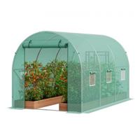 VEVOR kas tunnelkas koudframe tomatenhuis 345x195x192cm groen