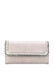 Stella McCartney portefeuille Falabela Flap - Gris