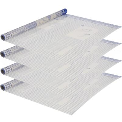 Boeklon kaftfolie zelfklevend - 5x - 250 x 33 cm - Boeken kaften kaftpapier - lamineerfolie