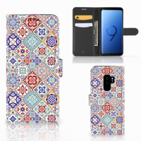 Samsung Galaxy S9 Plus | Bookcase | Tiles Color Samsung Galaxy S9 Plus | Bookcase | Tiles Color