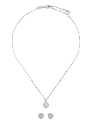 Swarovski lot boucles d'oreilles-colliers Sublima - Argent