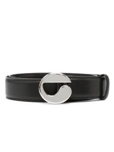 Coperni ceinture fine à boucle logo - Noir