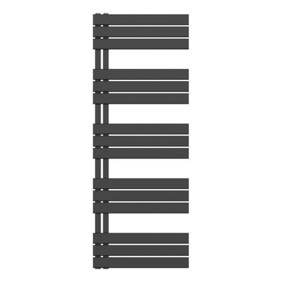 Belrad Handdoekradiator - links - aansluiting/comb - 1600X600mm- Zwart BUCZ1600600