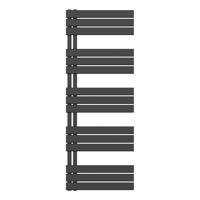 Belrad Handdoekradiator - links - aansluiting/comb - 1600X600mm- Zwart BUCZ1600600