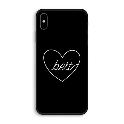 Best heart black: iPhone XS Biologisch afbreekbaar hoesje