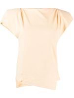 ISABEL MARANT t-shirt asymétrique Sebani à design matelassé - Tons neutres