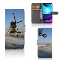 Motorola Moto E20 | E30 | E40 Flip Cover Schaatsers