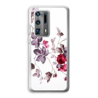 Mooie bloemen: Huawei P40 Pro Plus Transparant Hoesje