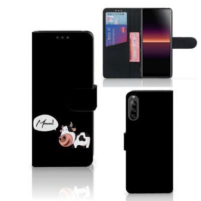 Sony Xperia L4 Leuk Hoesje Cow Sony Xperia L4 Leuk Hoesje Cow