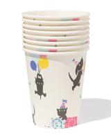 HEMA Takkie en Siepie bekers 250ml papier - 8 stuks