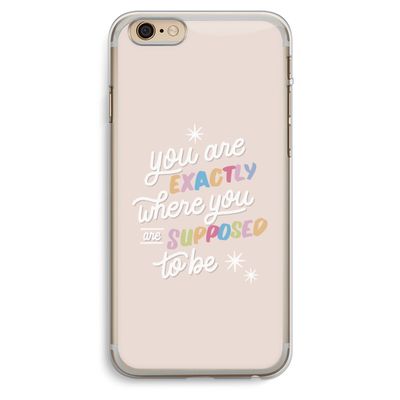 Right Place: iPhone 6 Plus / 6S Plus Transparant Hoesje
