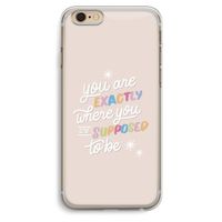 Right Place: iPhone 6 Plus / 6S Plus Transparant Hoesje