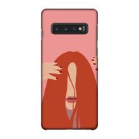 Woke up like this: Samsung Galaxy S10 4G Volledig Geprint Hoesje