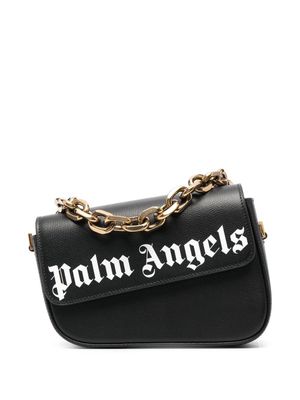 Palm Angels sac porté épaule Crash à logo imprimé - Noir