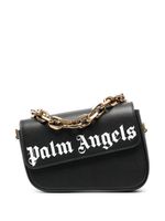 Palm Angels sac porté épaule Crash à logo imprimé - Noir