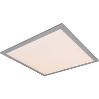 LED Plafondlamp - Plafondverlichting - Trion Tirus - 18W - Aanpasbare Kleur - Afstandsbediening - Dimbaar - Vierkant - Mat Titaan - Aluminium - thumbnail