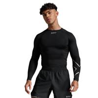 2XU Core Compression hardloopshirt lange mouw Black/Silver Heren M