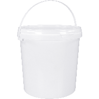 Emmer | PP | 263mm | ∅270mm | rond | 10l | wit | 30 stuks