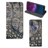 Motorola One Action Hoesje maken Krokodillenprint - thumbnail