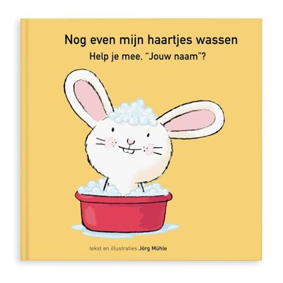 Boek met naam en foto - Nog even mijn haartjes wassen - Hardcover
