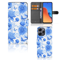 Hoesje voor Xiaomi Redmi 12 Flowers Blue
